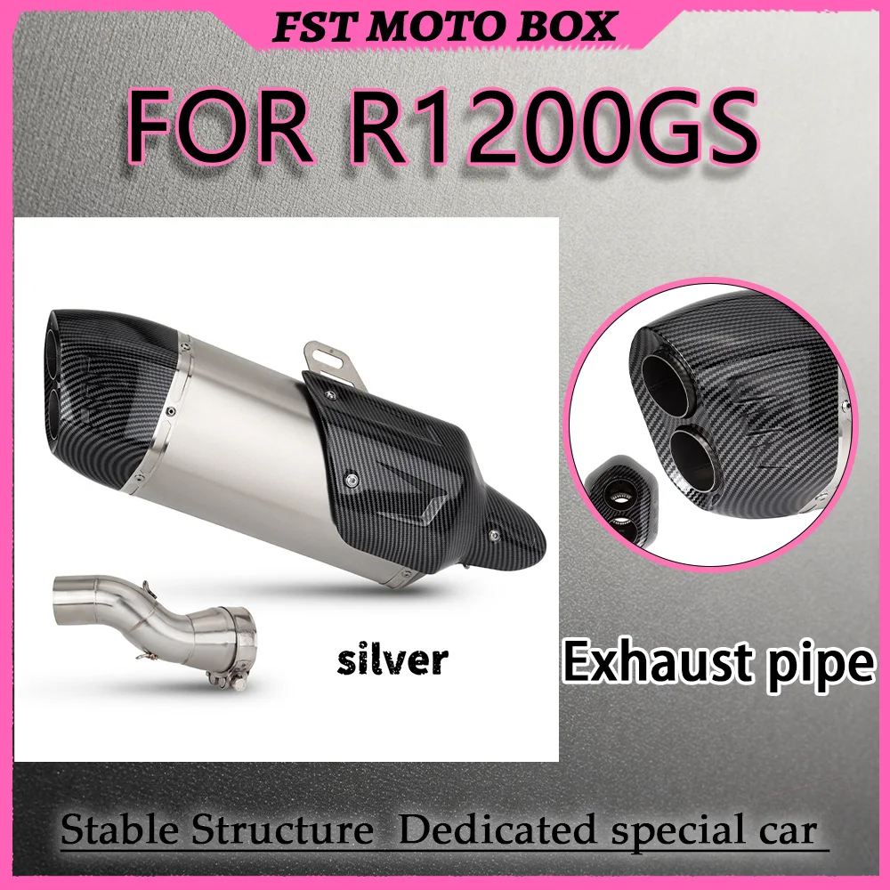 FOR R1200GS Racing Flow mid Pipe Delete Cat Exhaust System Modification for Optimal Flow And Enhanced Low-End Torque