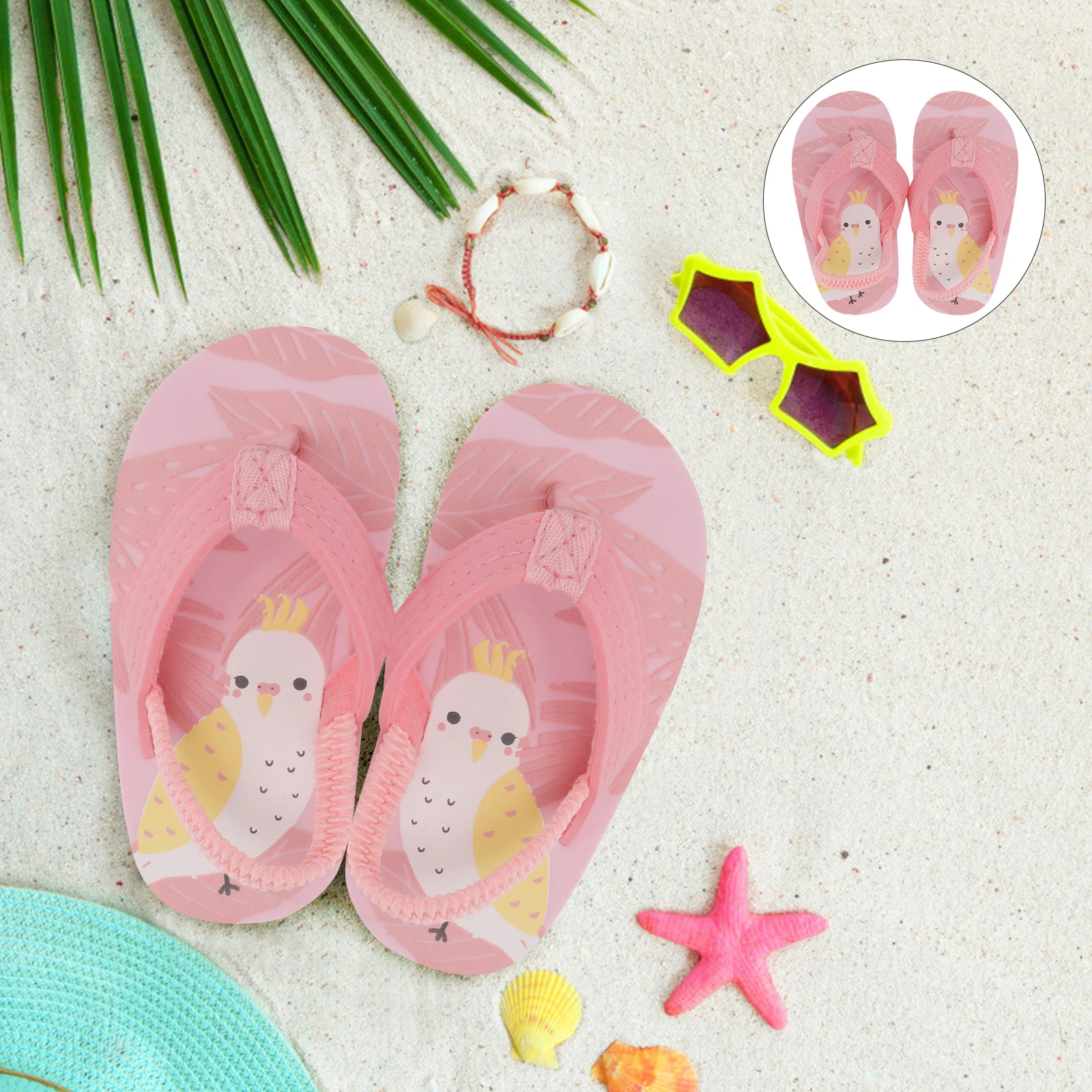 

Children Cartoon Kids Beach Summer Lightweight Non Slip Pink Comfortable EVA Foam Sole Child Summer Slippers Shoes
