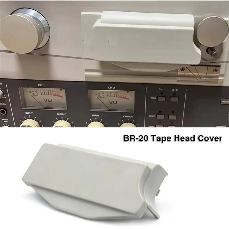 New Arrivals-For TEAC TASCAM BR-20 Tape Recorder Replacement Knob Cap Two-Track Stereo Reel-To-Reel Tape Head Cover Part