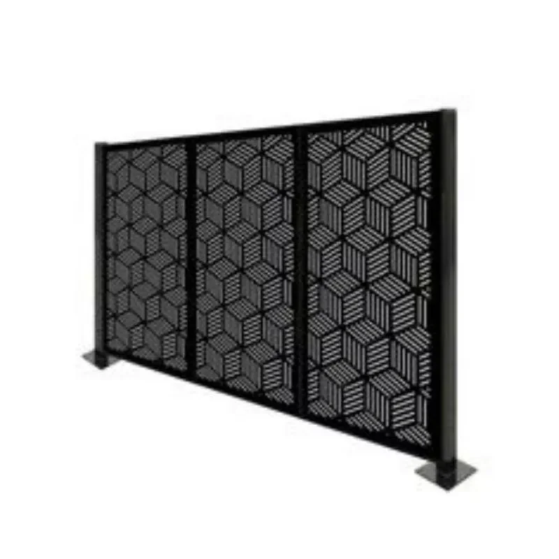 Decorative Aluminum Fence Custom Made Eco Friendly Border with Easy Assembly for Outdoor