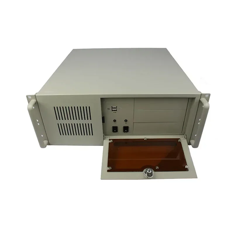 

PC Computer Industrial Rack Mount Server Chassis Case 4U IPC Rackmount for 8pcs 3.5" HDD and 2pcs cd-rom