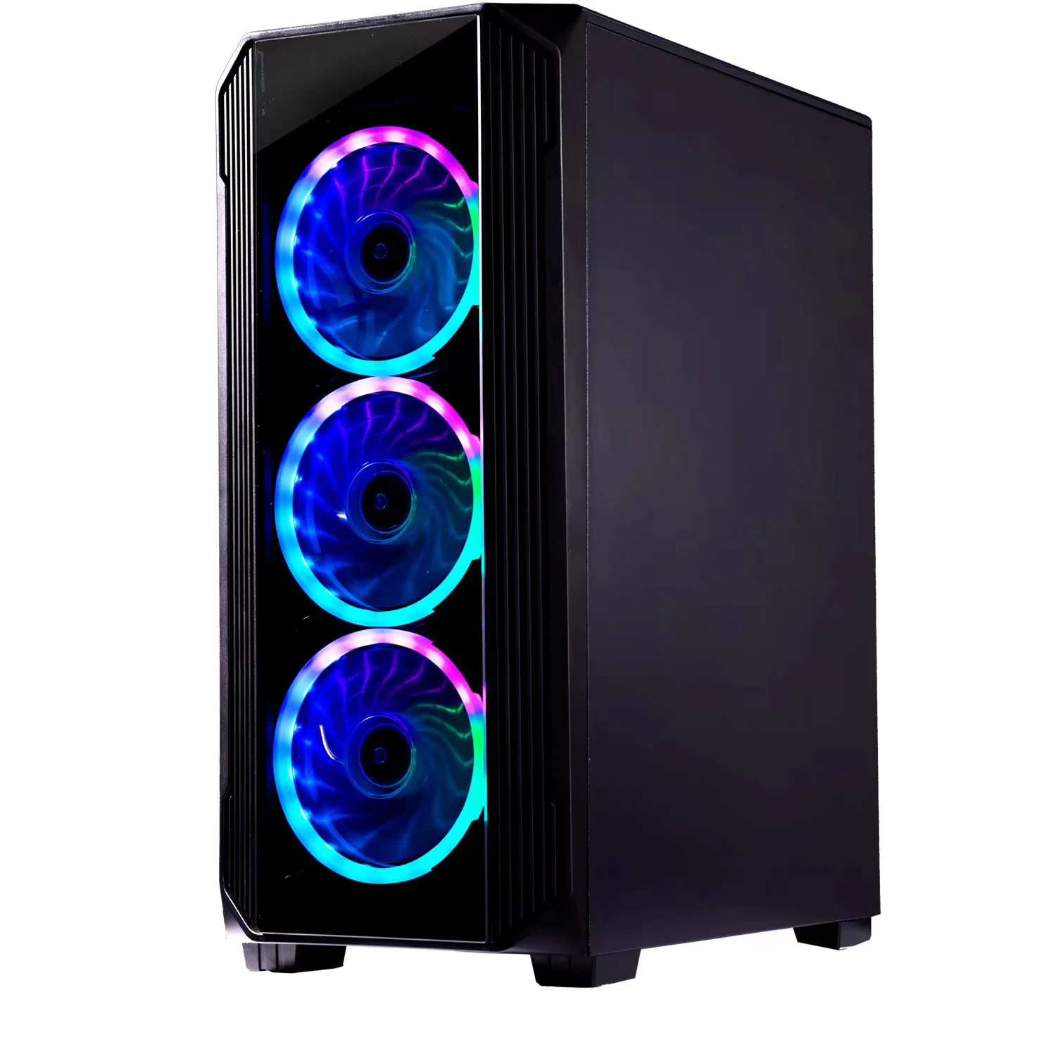 Desktop for In Te L Core I7 RX580 8G DDR5 RAM 32GB DDR4 SSD 1TB RGB Fan Gamer PC Gaming Computer Cases & Towers Full Set