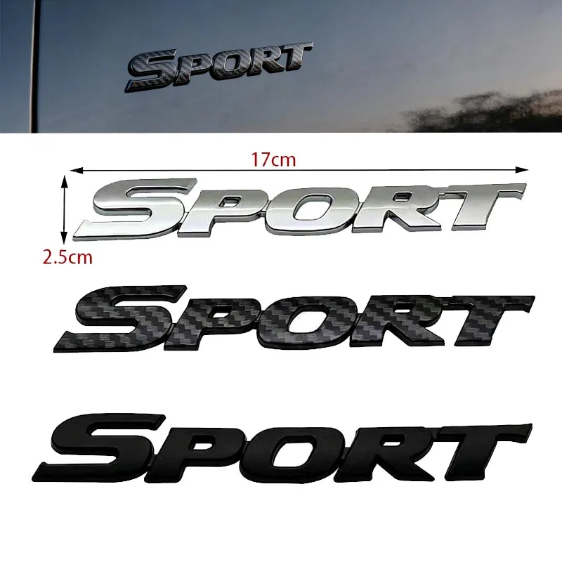 

3D ABS Material SPORT Sticker For Highlander Fender Refurbishment And Modification Accessories