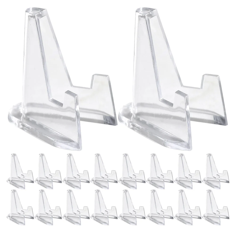 

40 Pcs Guitar Pick Holder Clear Display Stand Rack Plectrum Storage Bracket Tripod