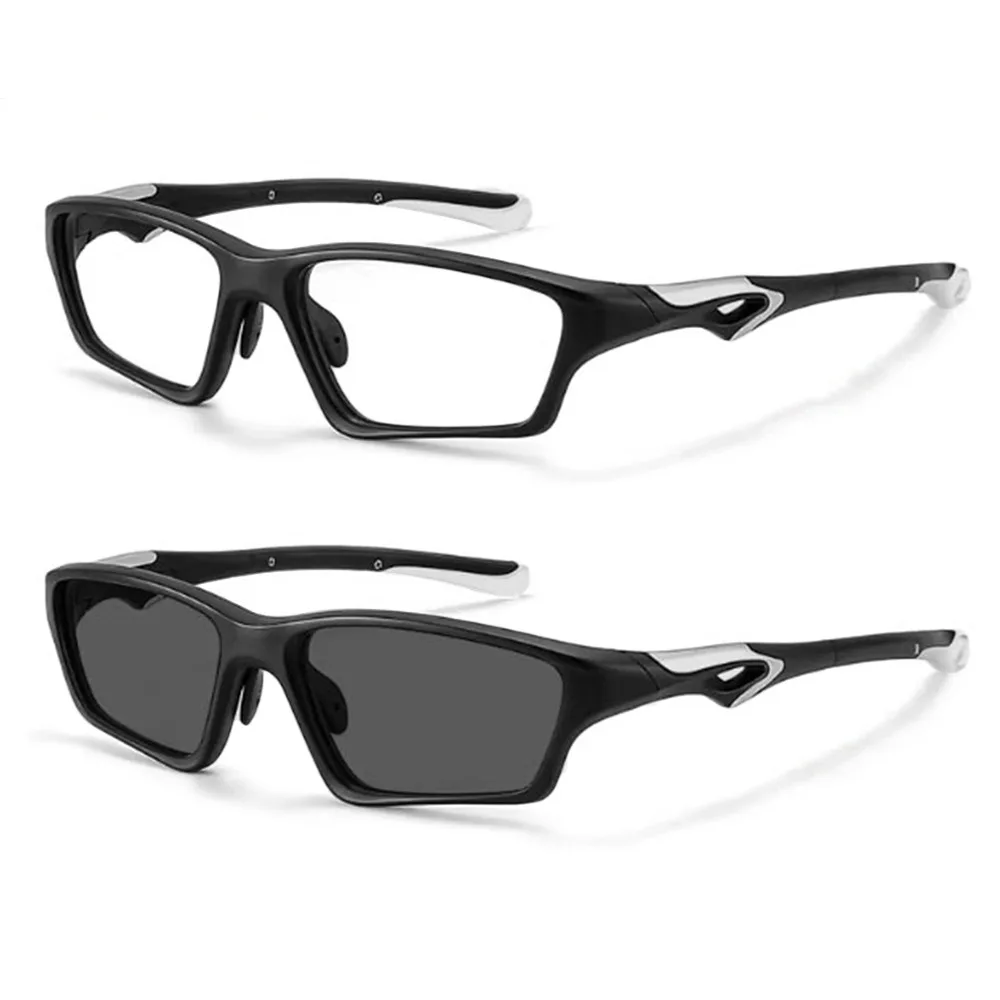 

Bifocal Anti-Blue Light Reading Glasses Blue Ray Blocking Photochromic Sports Sunglasses Eye Protection Ultralight