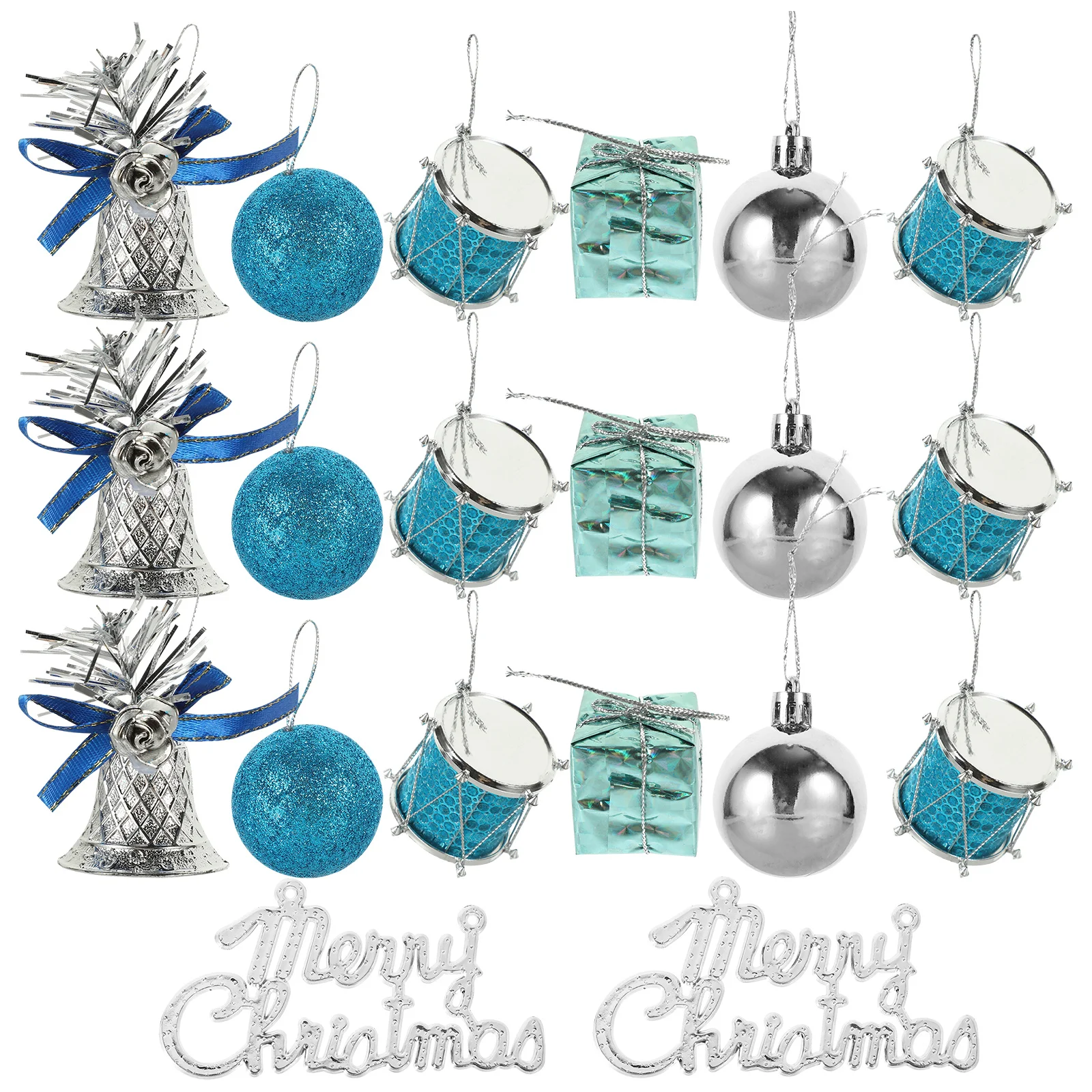 

2Sets Xmas Tree Ornaments Hanging Christmas Tree Pendants Small Cartoon Decoration Xmas Party Wall Decor Christmas Ornaments