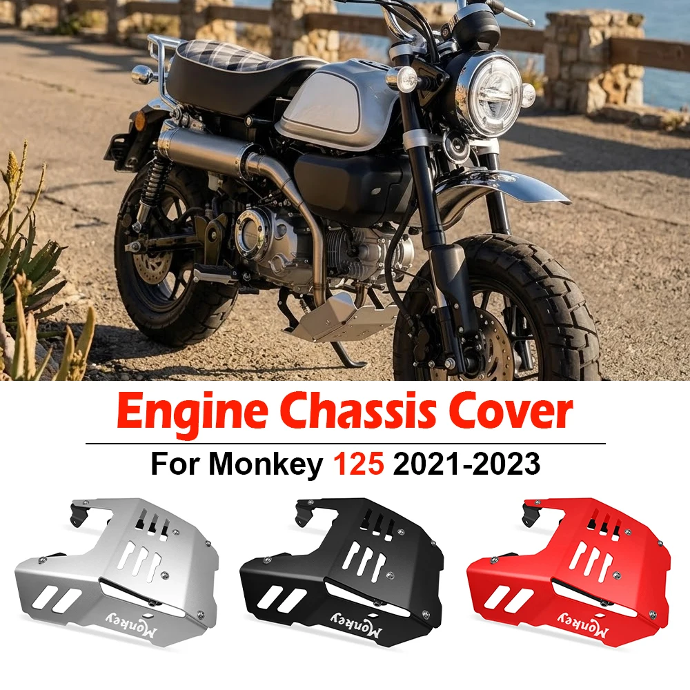 for-honda-monkey-125-monkey125-2021-2022-2023-motorcycle-accessories-engine-chassis-protection-cover-guard-bottom-skid-plate