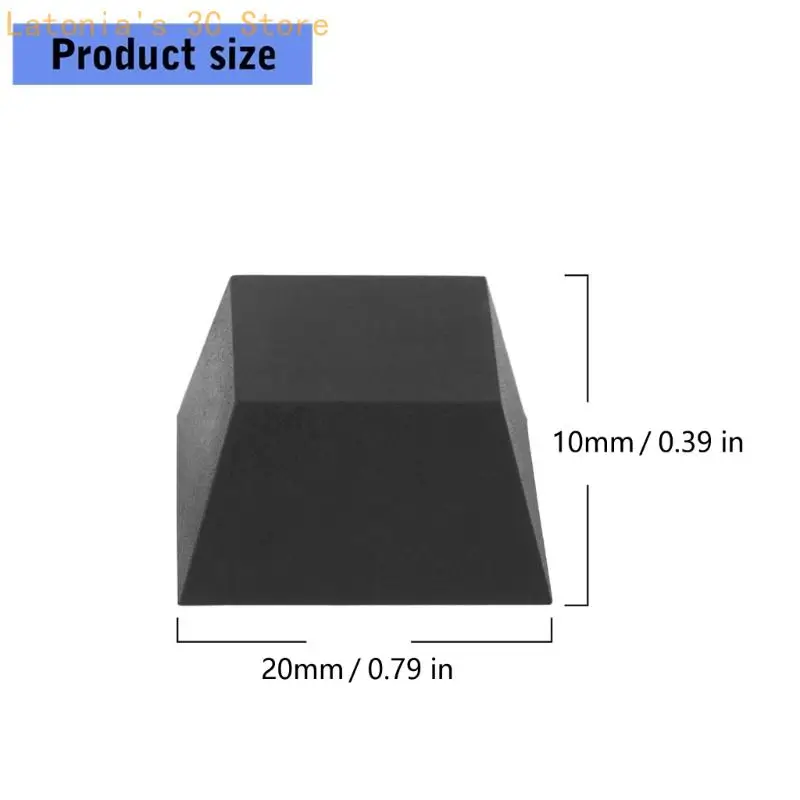 8Pcs Trapez Schnell Montieren Silikon Vibration Dämpfung Füße Pad Für Lautsprecher Verstärker Rack Montieren X3UB – Detail 6