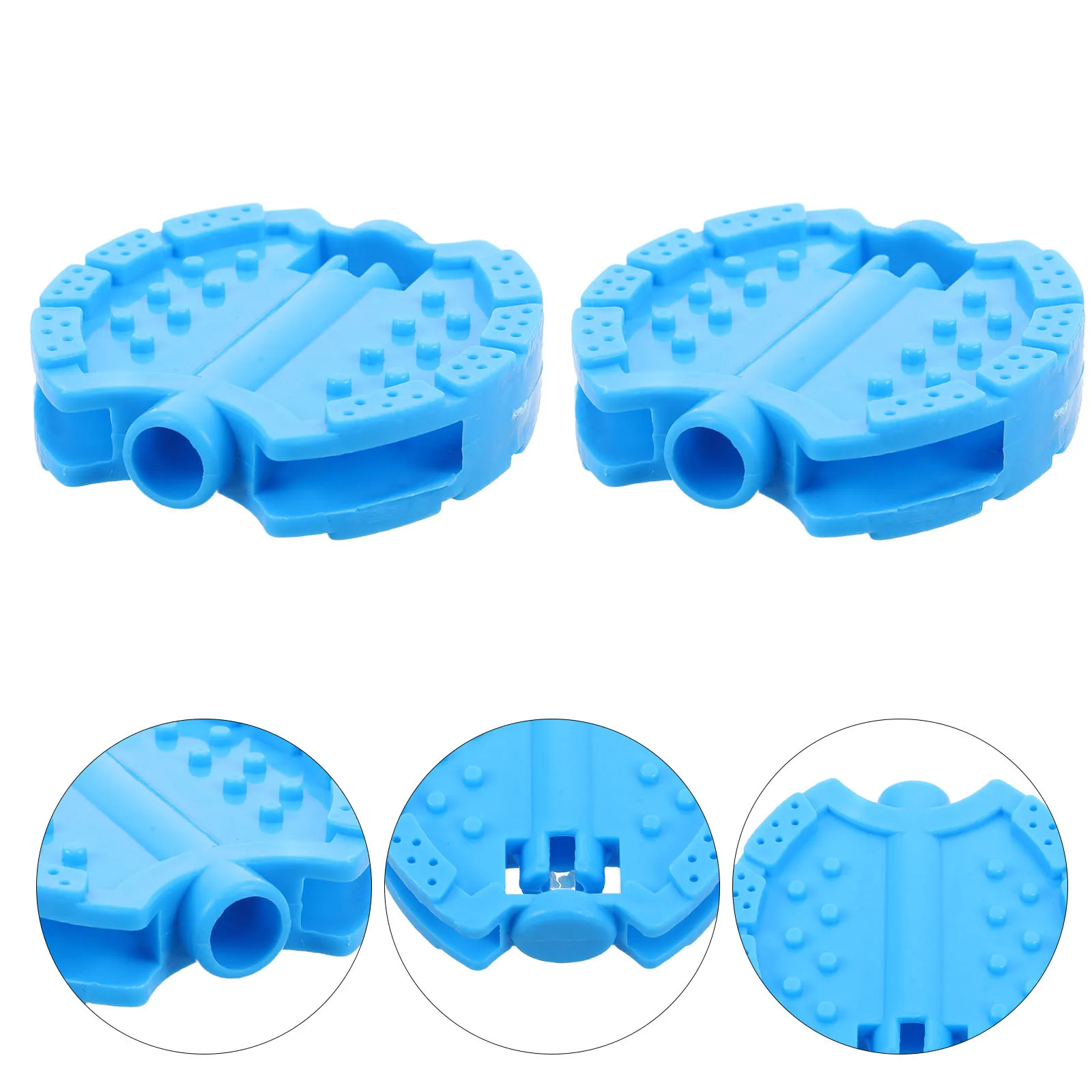4Pcs Children Tricycle Parts Bright Flat Pedals for Kids Bike Replacement Toddler Tricycle Foot Pegs Bike Accessories for Girls