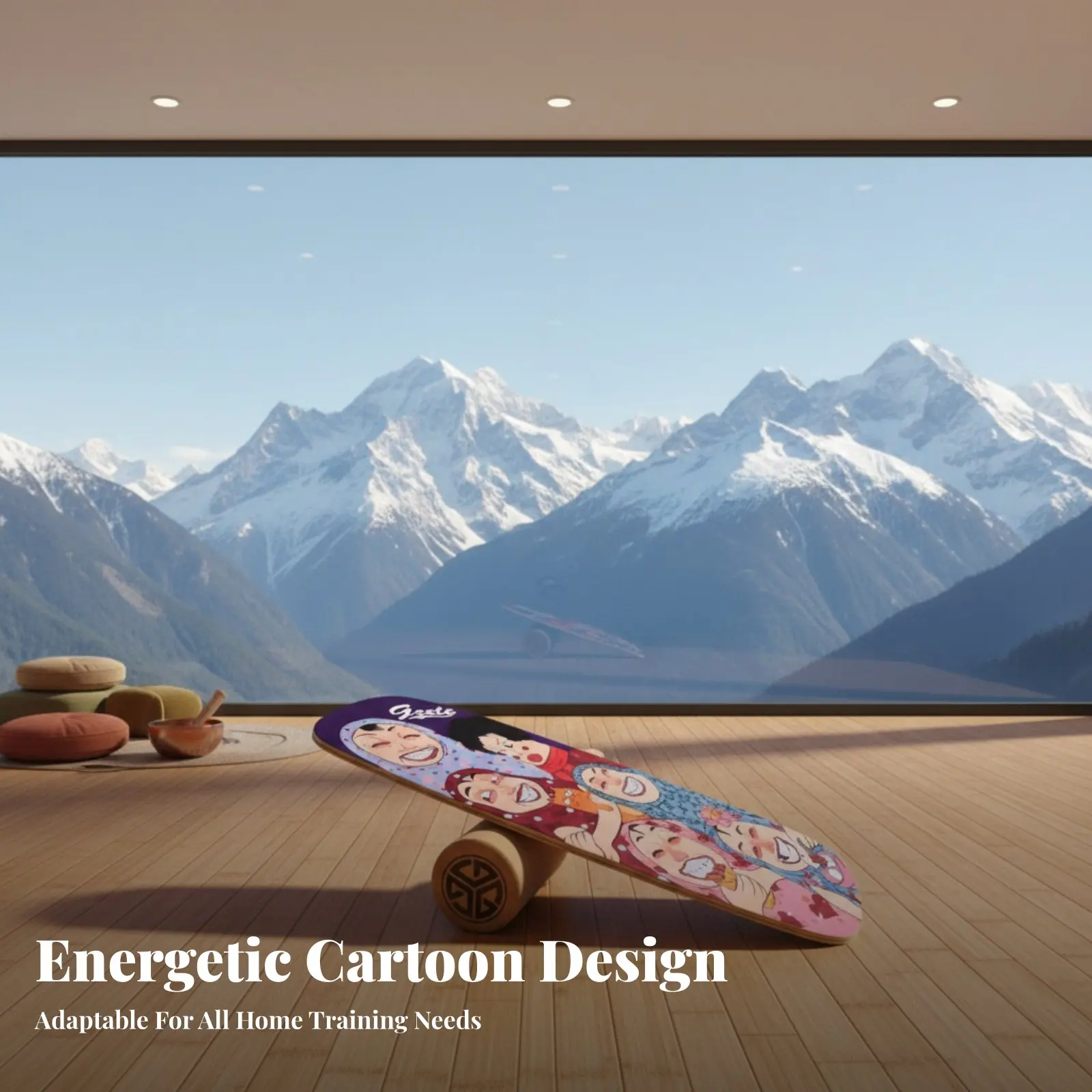 plateau-cylindrique-antiderapant-pour-entrainement-d'equilibre-stabilite-amelioree-fonctionnement-silencieux-pour-les-praticiens-de-stretching-conscient