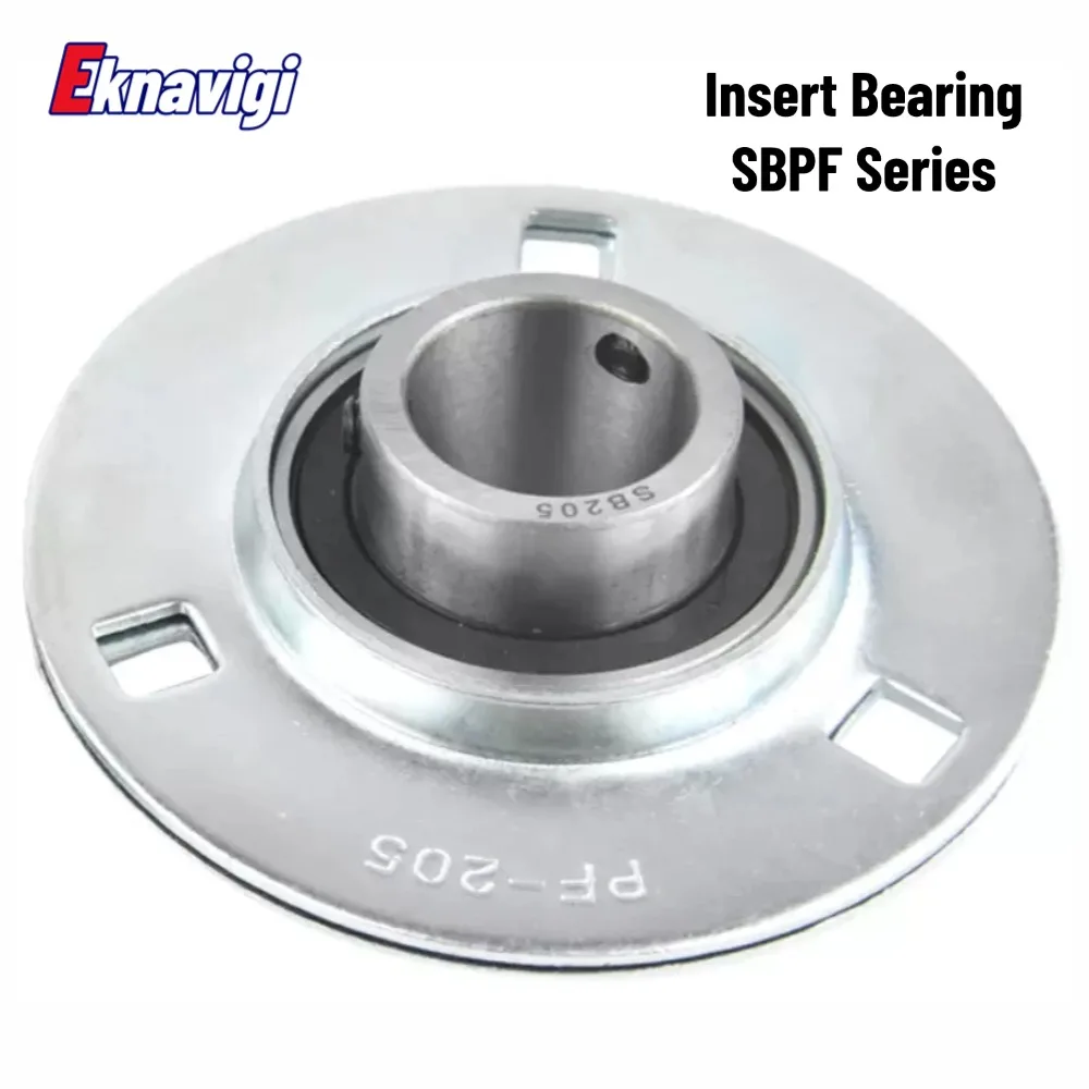 1PCS Outer Spherical Round Steel Plate Stamped Bearing Housing Axle Housing SBPF201 202 203 204 205 206 207