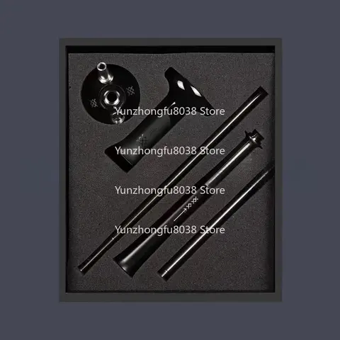 Set 304  Hookah Stainless Steel Large Hookah Smoking Set Russian Shisha With Bottle