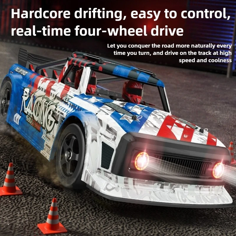 1/12 124020 RC Bürstenloser Motor Allradantrieb Flacher Sportwagen Simulation Wasserdichtes ferngesteuertes Auto Spielzeug