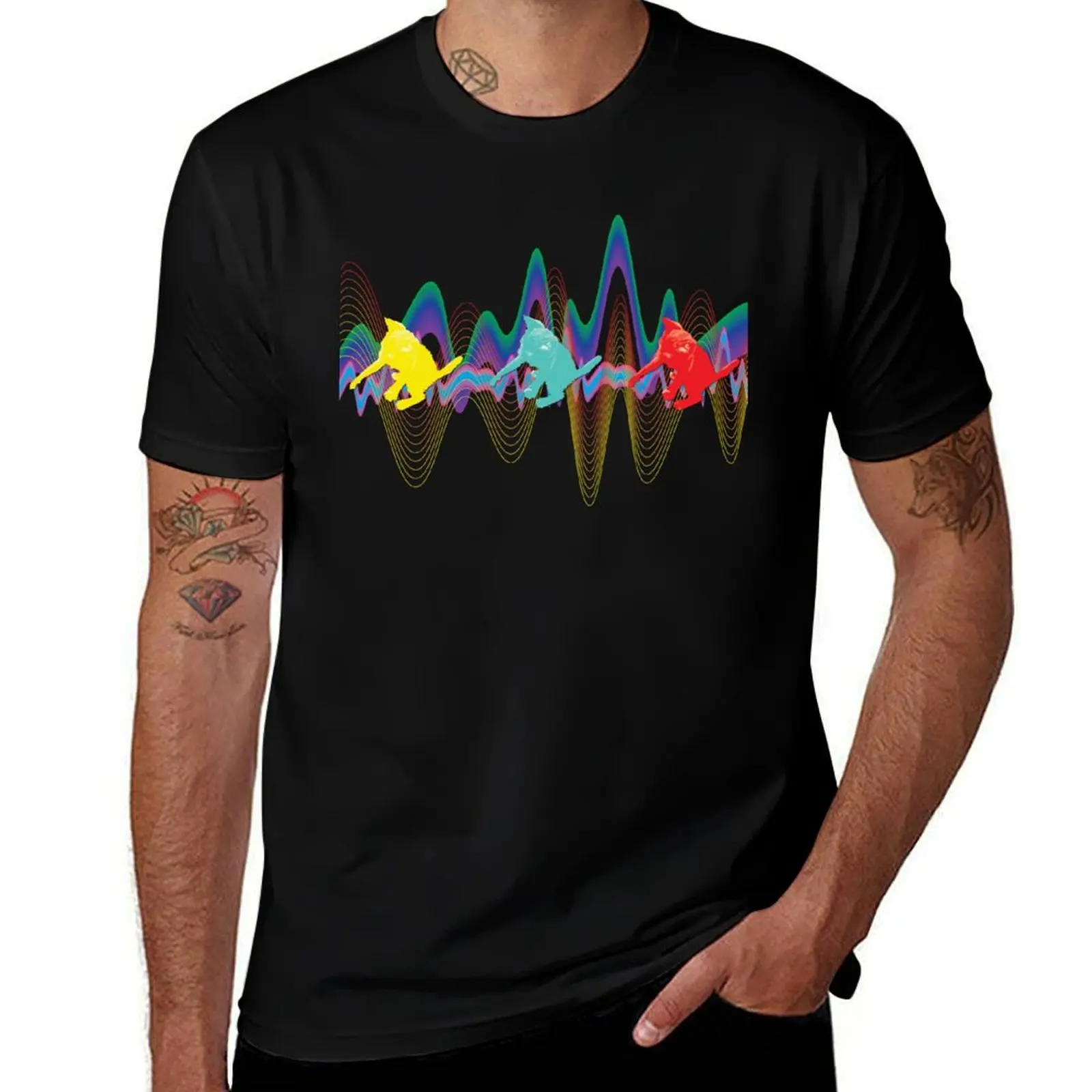 

Disco Pop Kittens T-Shirt t shirts for man pack cotton t shirts with prints T-Shirt