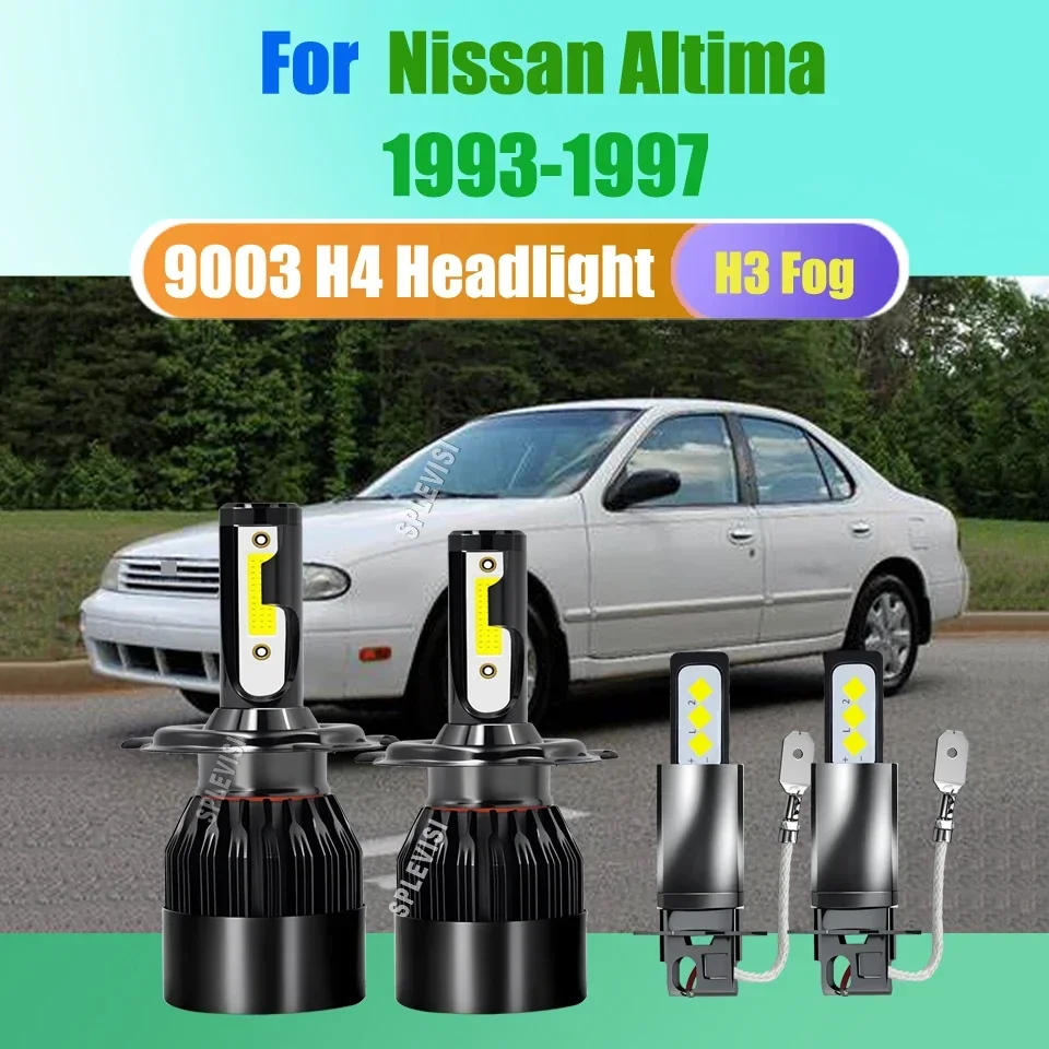H4 453 Led Headlight Fog Light -Experience Superior Illumination For Nissan Altima 1993 1994 1995 1996 1997 Maxima 2000 2001
