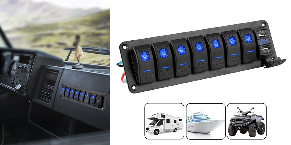 Zigarettenanzünder-Konverter AC/DC, konvertiert EU, US-UK-Stecker, 110 V/220 V auf 12 V, 15 A, Netzteil für Auto-Kühlschrank-Aufblaspumpe – Detail 2