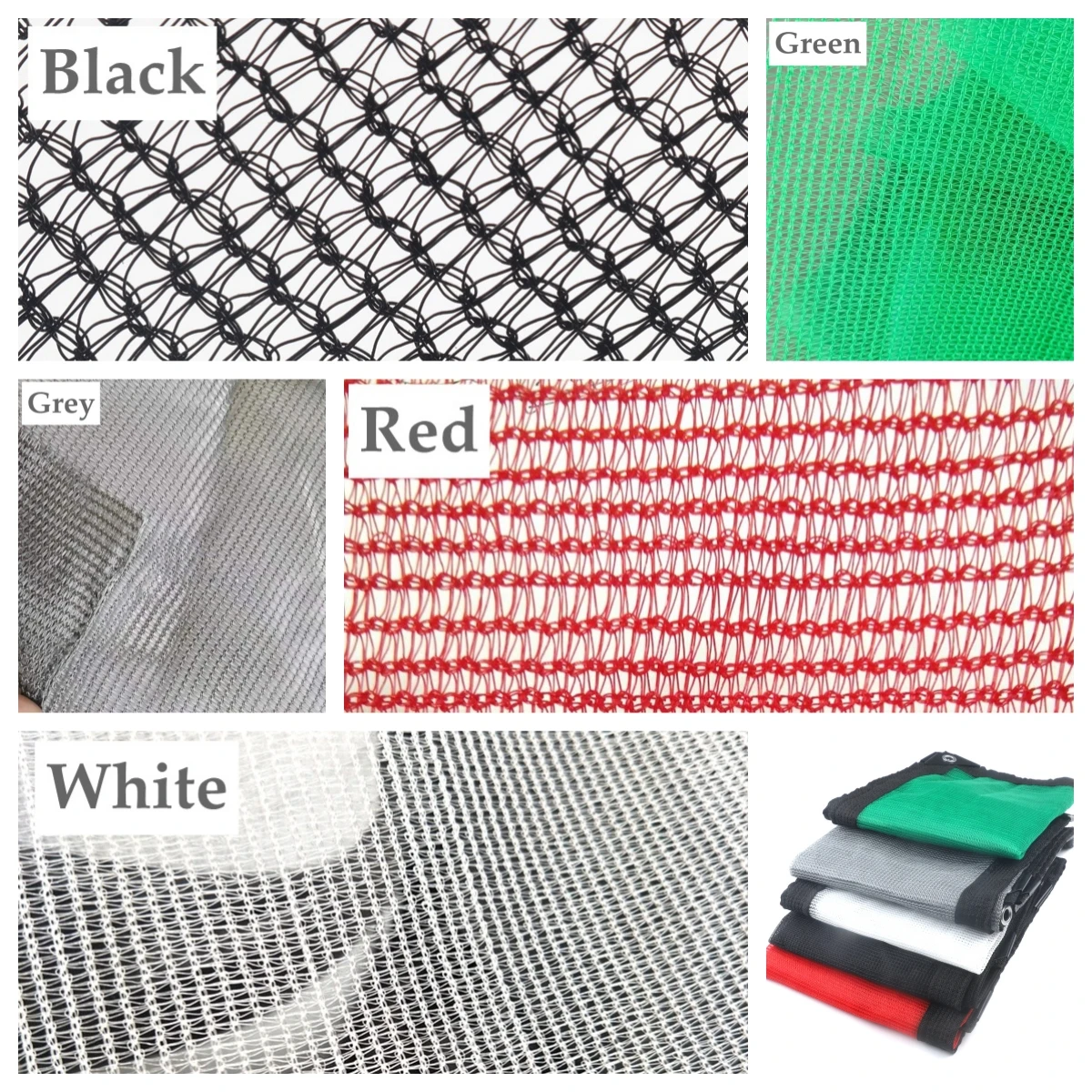 New 30~90% Shading  Round Silk  HDPE Mesh Fabric for Agriculture Mono Sun Shade Net Garden Plants Cover Netting