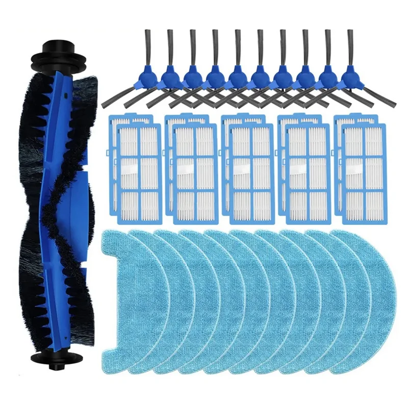 AF89-pour Polaris PVCR 3200 IQ maison Aqua rouleau brosse Hepa filtre vadrouille tissus chiffon Robot aspirateur accessoire partie