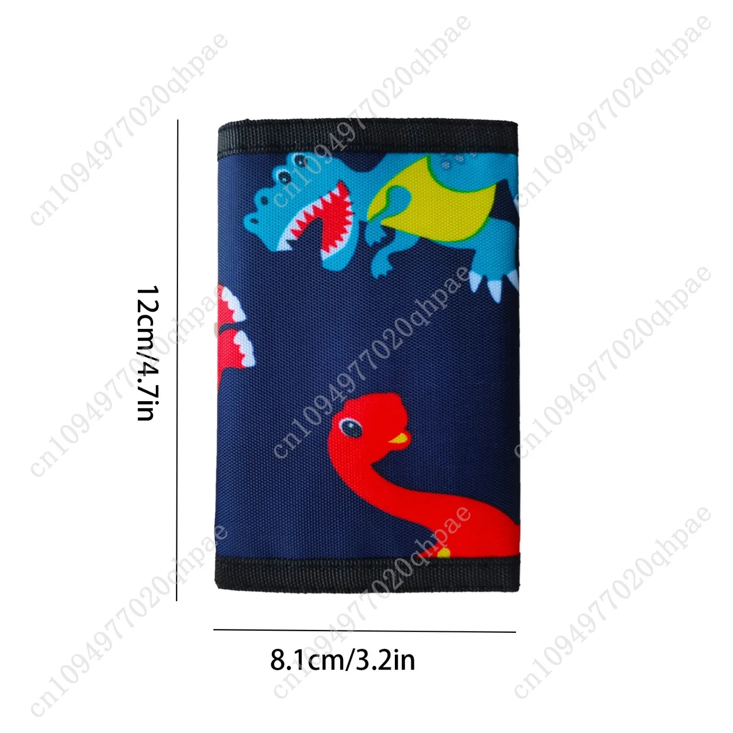 Dinosaur Dino Kids Wallet for Boys, Little Boys Wallet for Kids w/Magic Sticker, Play Toddler Wallet for Boy w/Coin Pocket