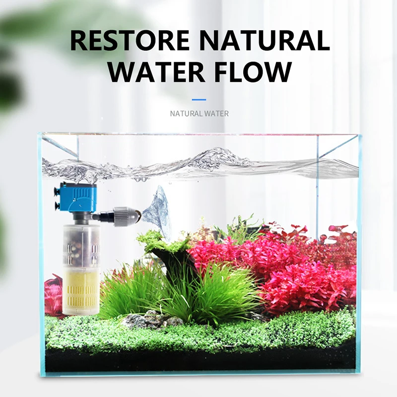Aquarium Wave Maker Fish Tank Outlet Wave Making Rotary Pump Head Accessory Tool Water Pipe Automatic Rotating for Wave Pump