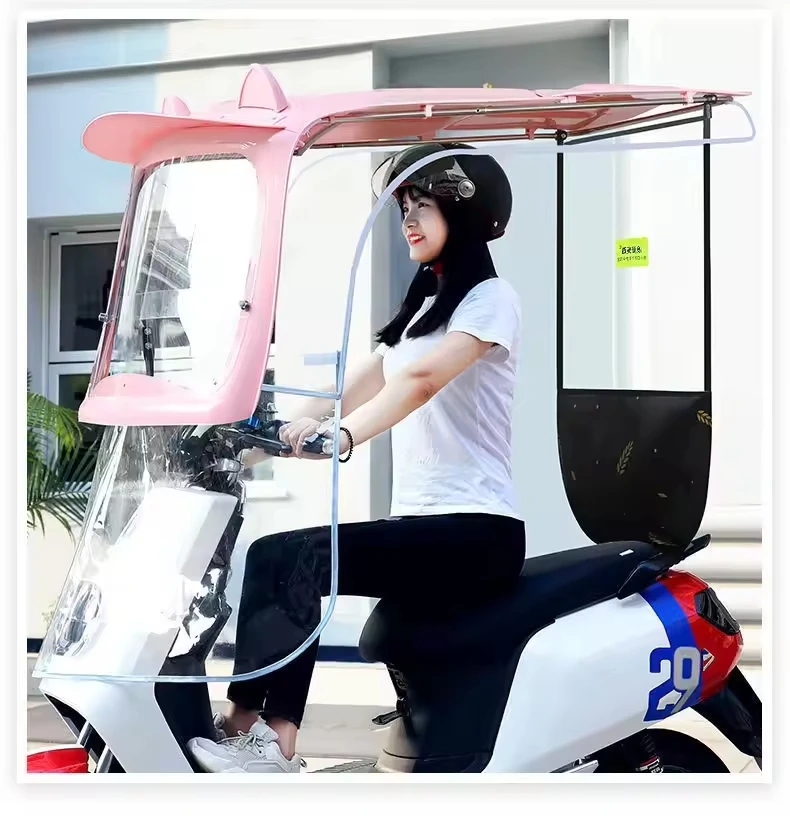 Custom Color Sunshade Scooter Sun Canopy Waterproof Motorcycle Canopy Waterproof Motorbike Cover