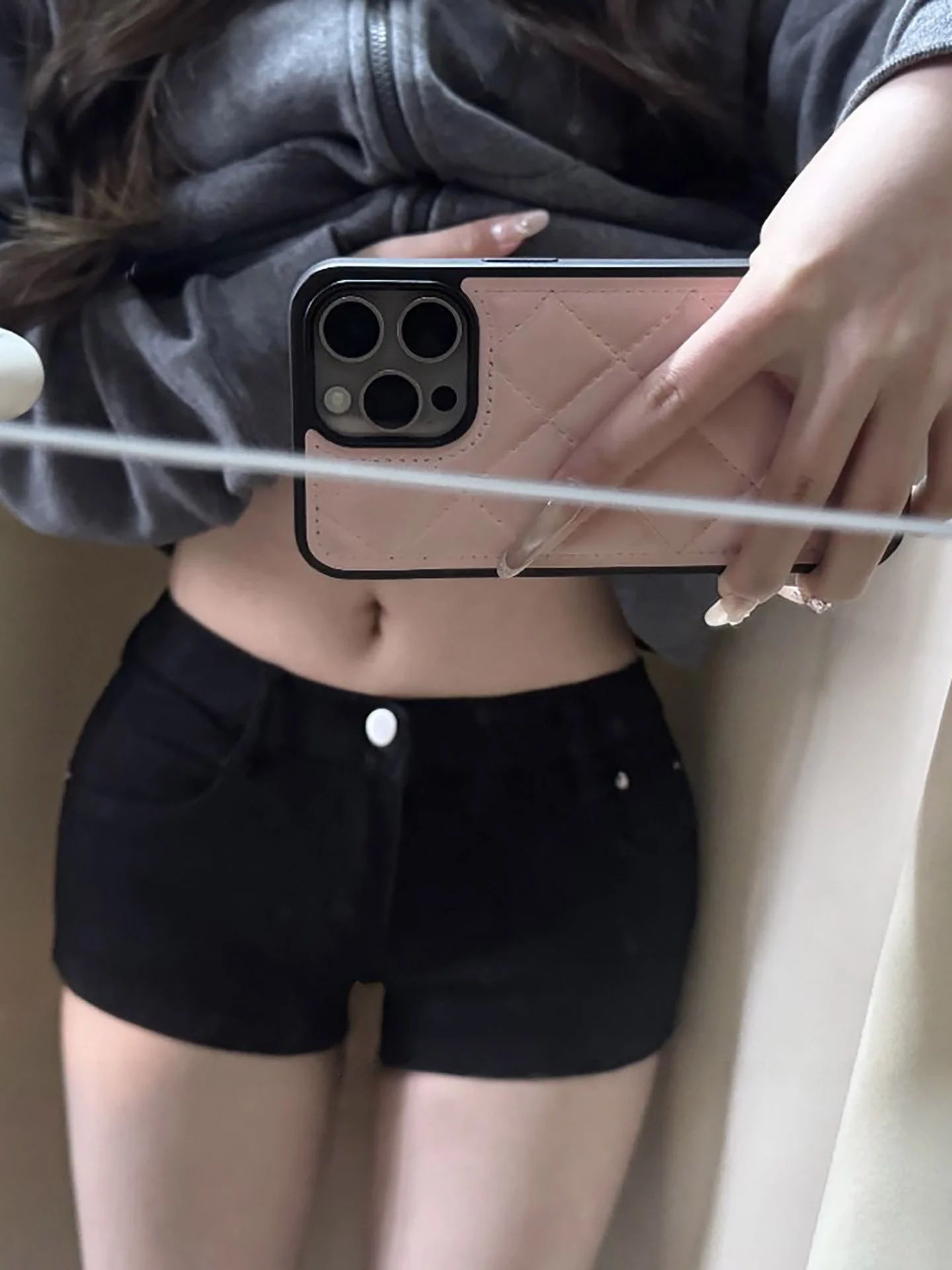 

Low-Waist American Hot Girl Style Black Plump Hip Short Jeans Women's Summer New Body-Shaping Slimming Hot Pants