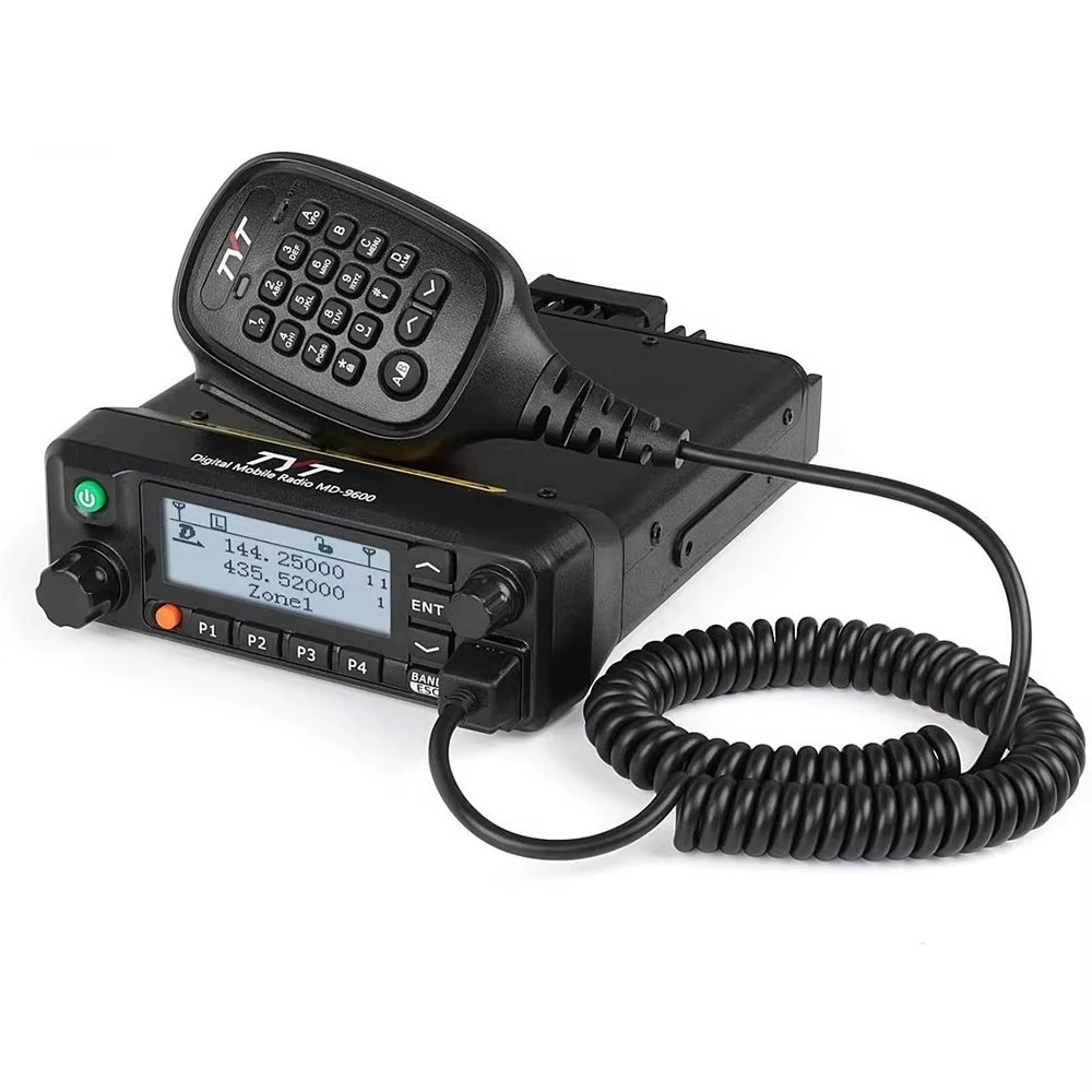 TYT MD-9600 GPS AES256 DMR Digital Mobile Radio Professional Dual Band 50W VHF 45W UHF Car Radio Digital Walkie Talkie Tyt 9600