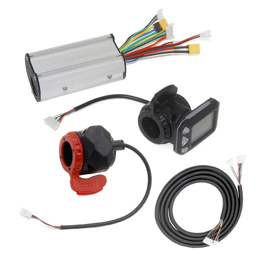 

24/36V Controller LCD Monitor Brake Set For 5.5in -Carbon Fiber Electric Scooter 250W Power -Clear Data Display & Safe Braking