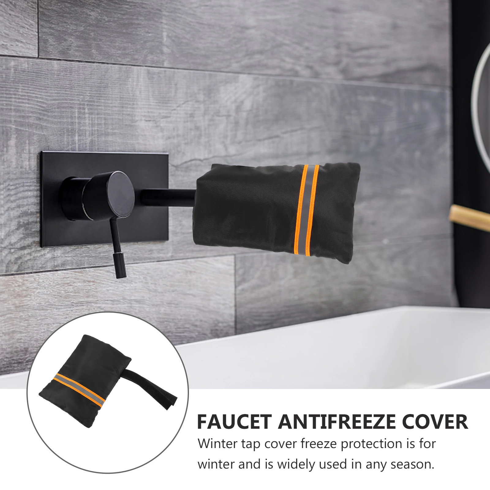 

Frost Protection Cover Faucet Tap Protector Winter Freeze Cotton Outdoor Dustproof Reusable Kitchen Accessories