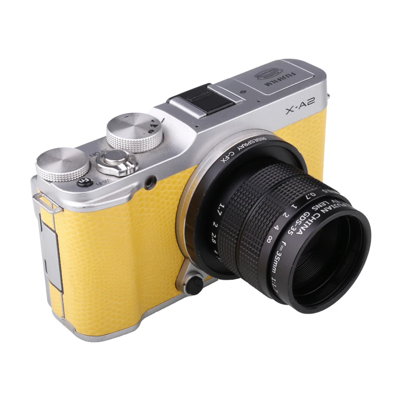 RISESPRAY 35มม.F1.7ขนาดใหญ่ Portrait/พื้นหลัง Virtualization/เหล็กมือเลนส์ใช้ได้กับ Micro กล้องไมโคร