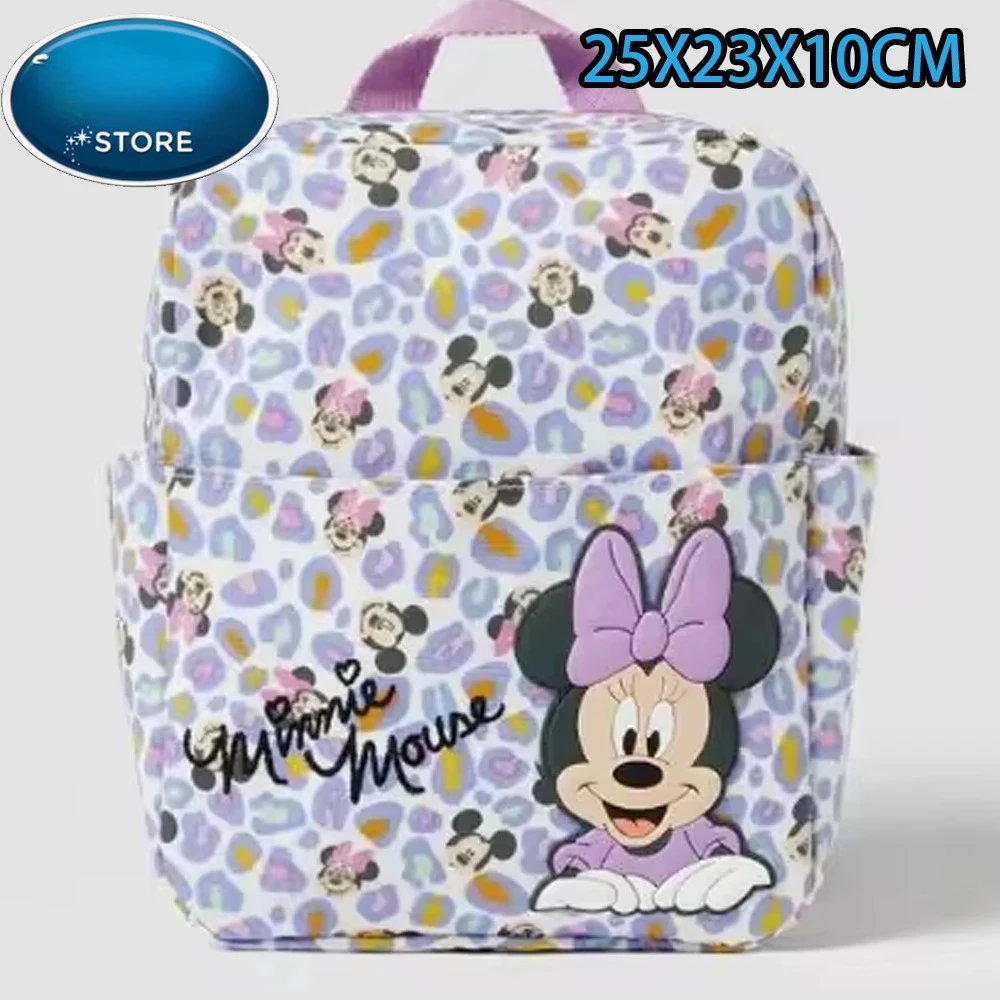/New Mickey Backpack Plush Cartoon Women's Mouse Duck Pattern Student School Bag Large Capacity Backpack Shoulder Bag