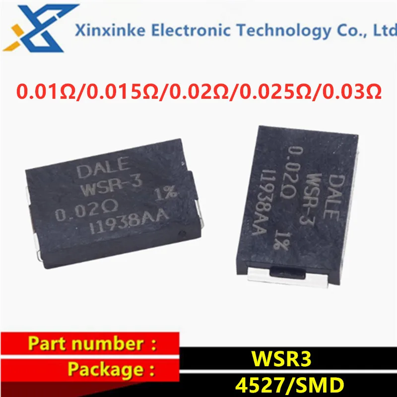 

WSR3 0.03R 0.02R 0.01R 0.025Ohm 0.015Ω DALE WSR-3 WSR3R0100FEA 1% 3W Genuine Precision Power Resistor 4527 Car-grade Detection