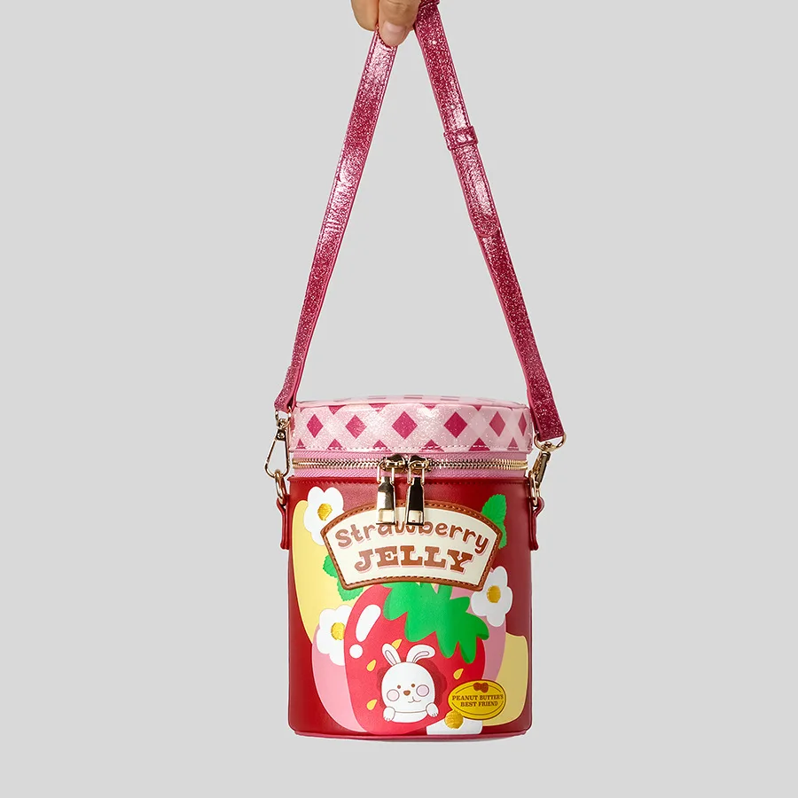 

Creative Cartoon Rabbit Bear Printed Bucket Bag Funny Cute Women Shoulder Crossbody Bags Lovely Small Phone Purses 2025 New