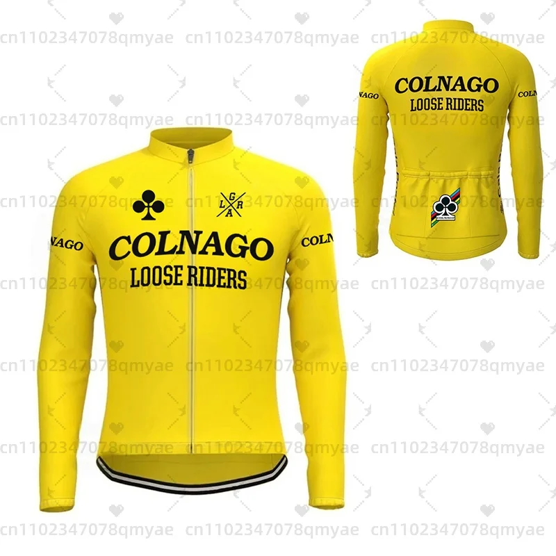 Colnago ركوب الدراجات جيرسي رجل دراجة بأكمام طويلة جيرسي الصيف طويلة الأكمام البلوز دراجة سباق موحدة
