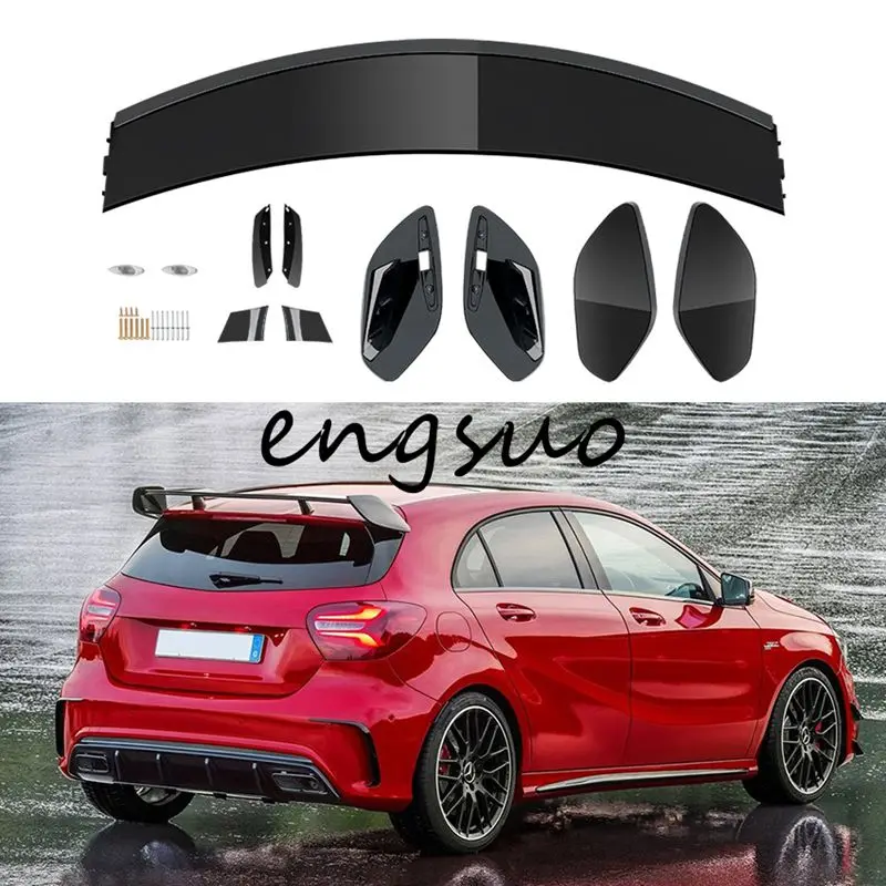 

For Mercedes Benz A-Class A180 A200 A260 W176 2013-2018 AMG Tail Wing Top Spoiler Exterior Rear Wing Auto Decoration Accessories