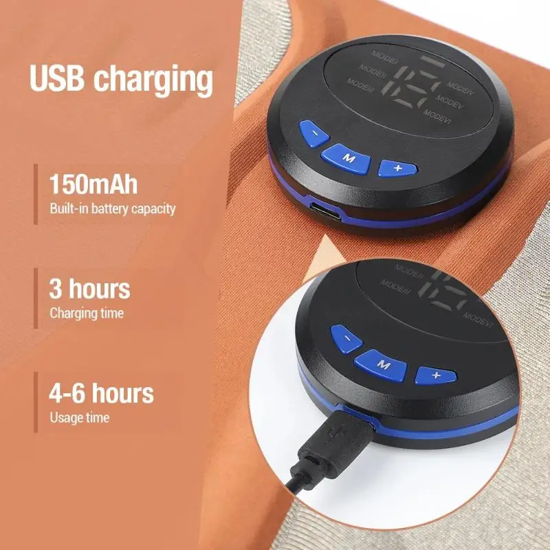 

3D Smart Foot Massage Pad Feet Massager 6 Modes 15 LevelsImprove Blood Circulation Relax Muscles Slim Legs Rechargeable Foot Pad