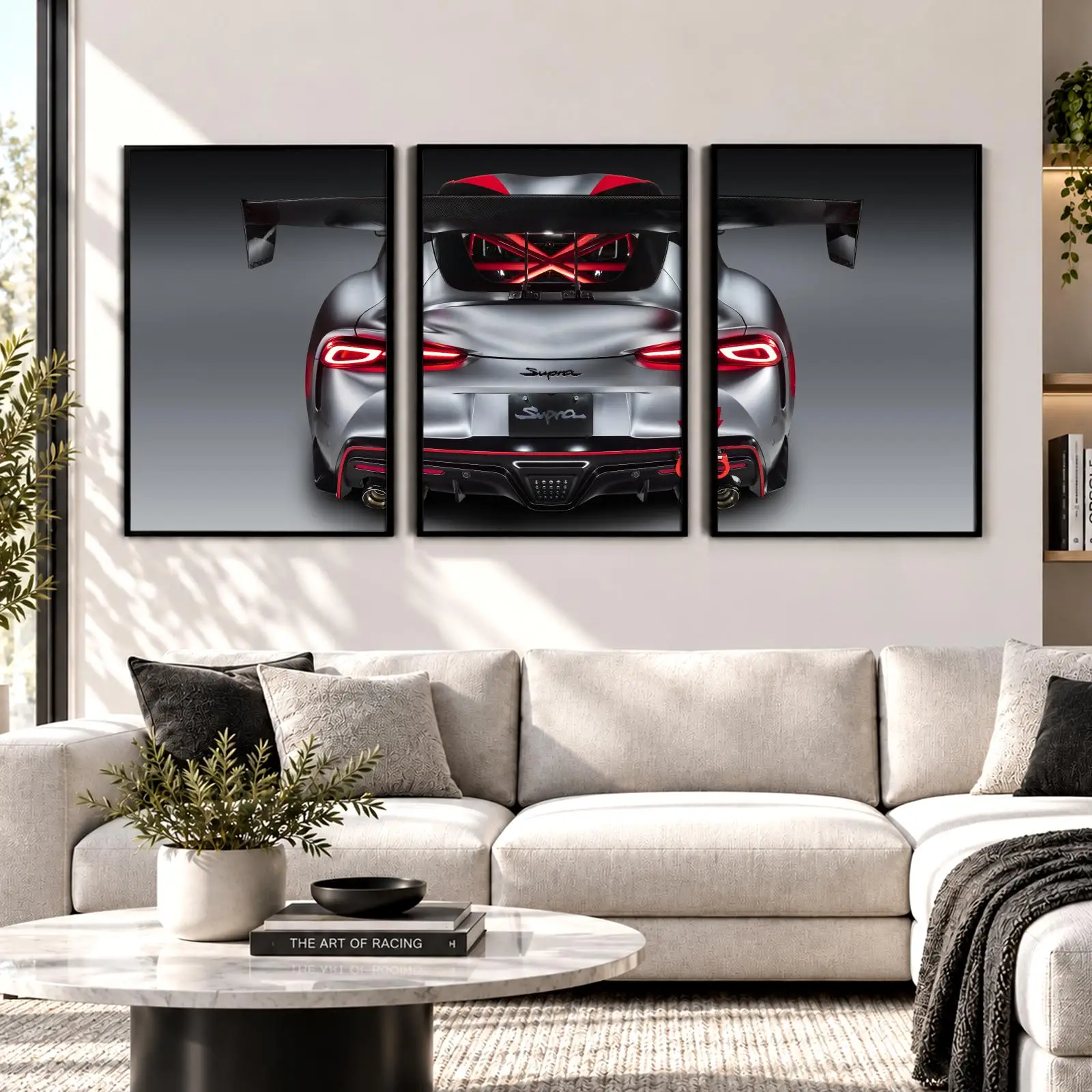 S-Supra Track Edition Painting Calligraphy Wall Art Canvas Poster Collection Prints for Bedroom Living Room Home Decoration Gift