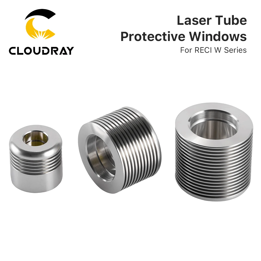 Rura laserowa Cloudray Co2 okna ochronne RECI z serii T laserowe akcesoria ochronne do serii RECI rura laserowa