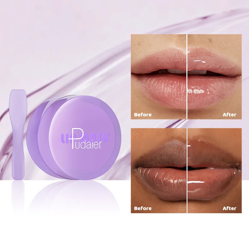 

Pudaier Lip Mask removes dead skin, reduces lip lines, moisturizes and hydrates lip balm, moisturizes and repairs sleep lip mask