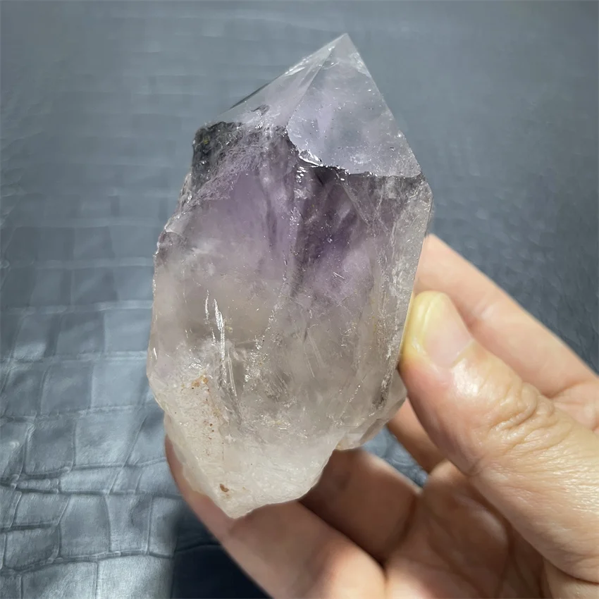 273g  Natural High-quality Uruguay Amethyst Bit Tower Energy Therapy Crystal Point  Purple Quartz Wand Decorati Free shipping