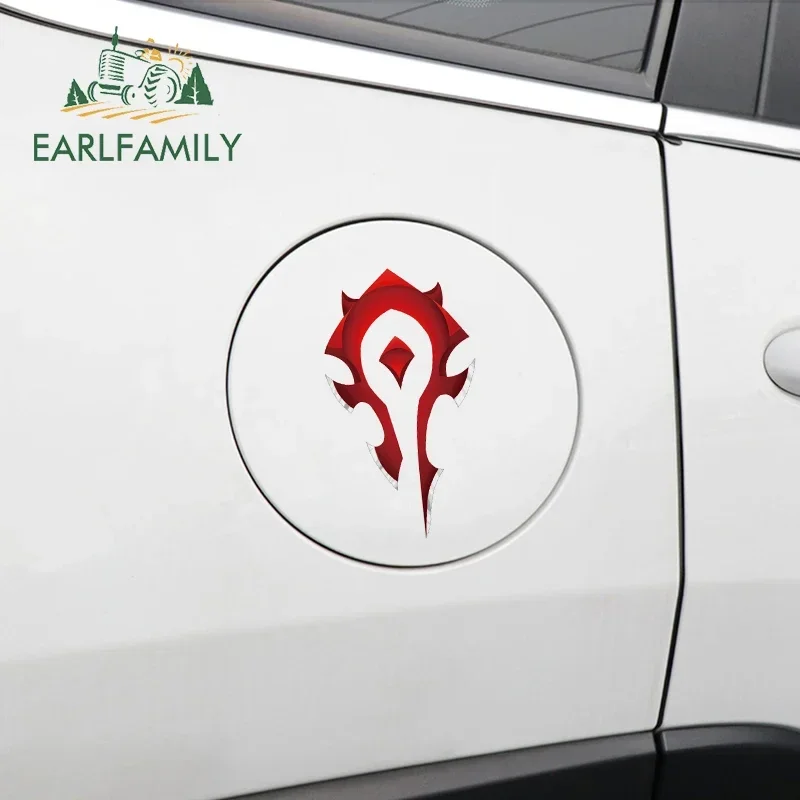 Personality for Red World of Warcraft Tribal Flag Car Decals and Decals Waterproof Scratch Decorative Accessories, 10cm