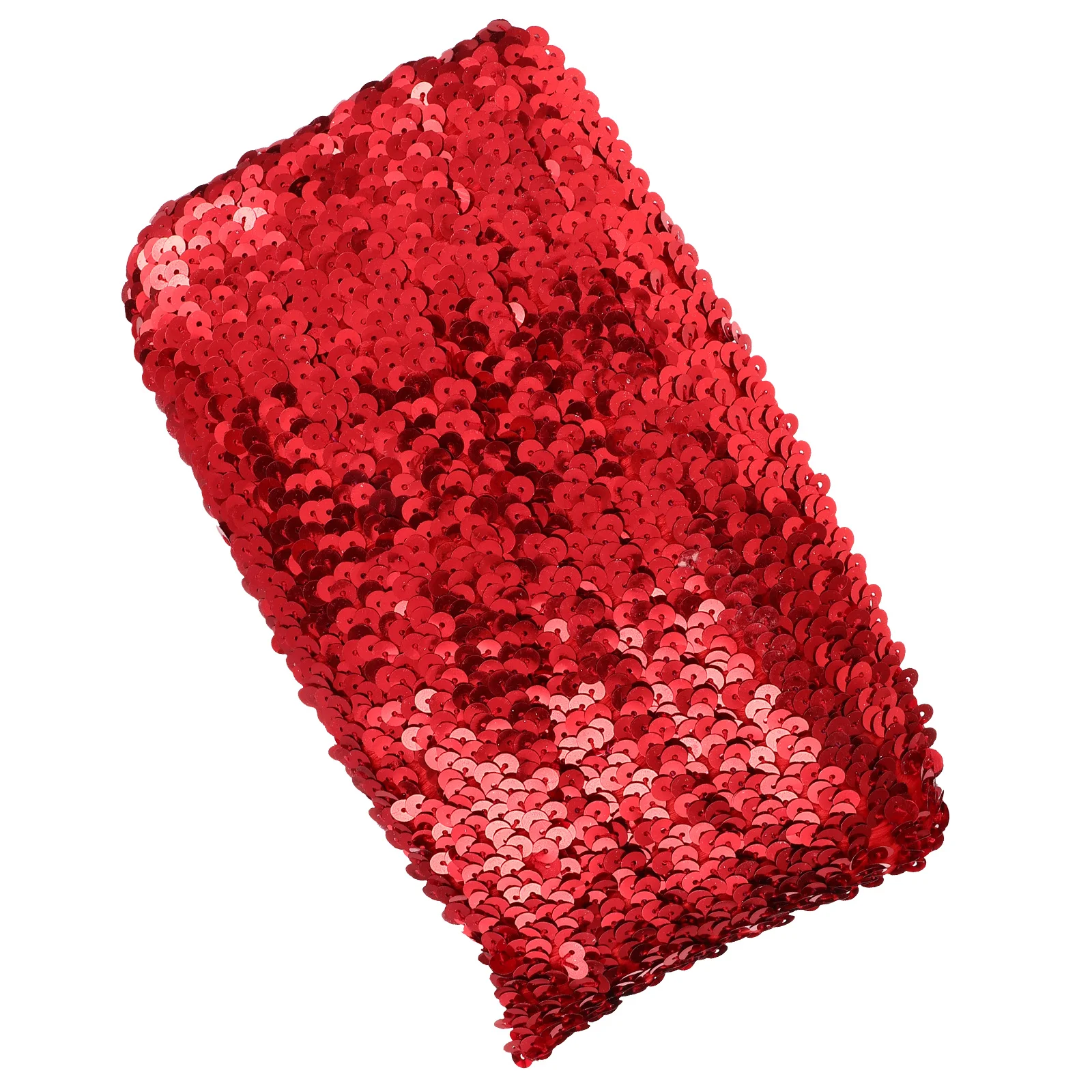 

Sequin Trim Fabric Material for Sewing Exquisite Workmanship Fine Texture Practical DIY Use Multi-Function Sequin Trim