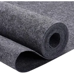 10 Feetx15.75 Inch Felt Fabric Rolls Felt Non-Woven Sheet 0.1cm Thick Dark Gray Felt Polyester Felt for Crafts Quilting Sewing