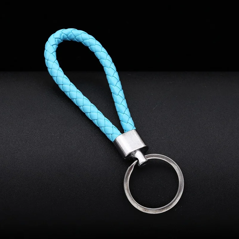 Rope Keychains Pendant High-quality Gun Plated Metal Car Keychain Business Buckle Key Rings Men's