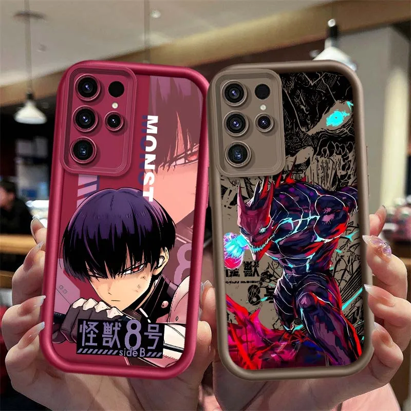Anime Kaiju No 8 For Samsung Galaxy S26 S25 S24 S23 S22 S21 S20 Ultra Plus FE 5G Eye Ladder Phone Case Cover