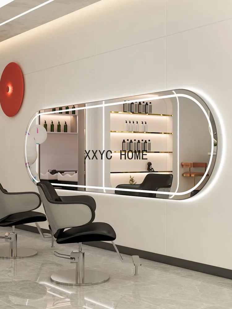 

Simple Barber Shop with Light Dressing Table Tide Wall Hanging Single Side