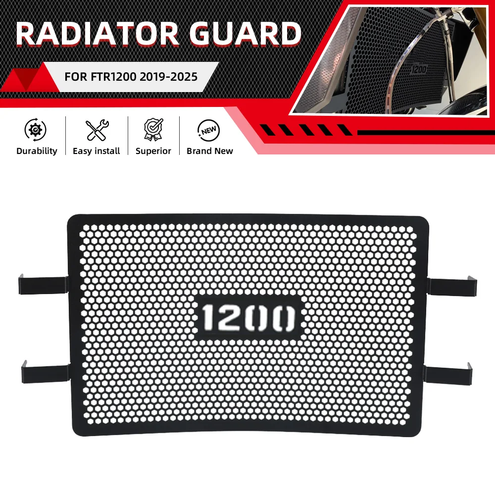 

Motorcycle Accessories Radiator Protective Cover Grille Guard Cover Protector Fuel Tank For FTR1200 FTR 1200 2019-2023 2024 2025