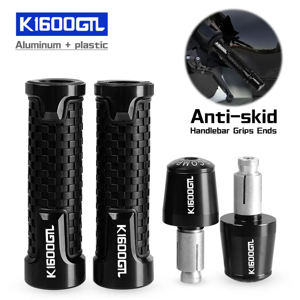 

FOR BMW K1600GTL 2012 2013 2015 2016 2017 2018 2019 CNC Hndlebar Grips Ends Weight handle bar grip end Anti Vibration Silder