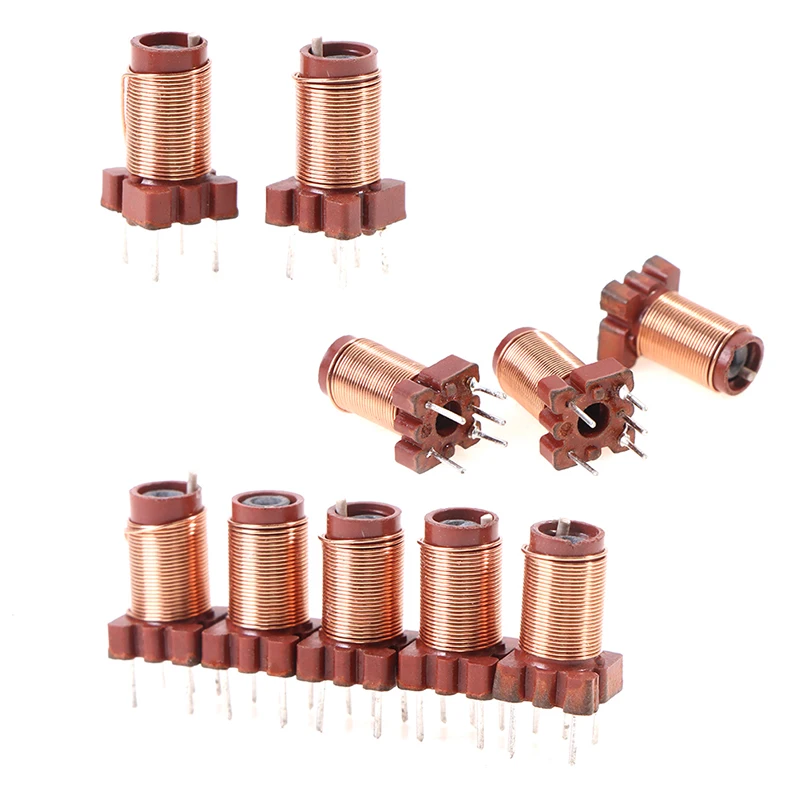 10Pcs High Quality 26T 2.1uh-6.3uH Adjustable High-Frequency Ferrite Core Inductor