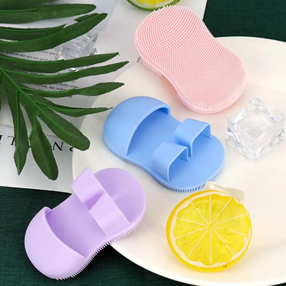 Soft Silicone Cleansing Brush Skin-friendly Skincare Face Cleansing Brush Blackhead Removal Dead Skin Removal Face Washing Brush